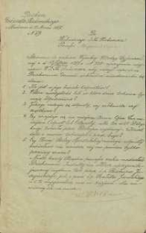 Stosownie do rozkazu Wysokiej Władzy Dyjecezalnej z d 7 Maca 1887 r. N 330 – uprzejmie wzywam W.J.Ks. Proboszcza […]