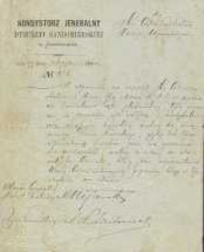 W odpowiedzi na raport JKs. Administratora z dnia 7/19 Marca rb. N 8 […]