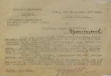 Okólnik. W sprawie rewindykacji zarekwirowanych przez Austrję dzwonów