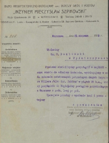 Ponieważ chcielibyśmy przystąpić w najkrótszym czasie do odbudowy kościoła […]