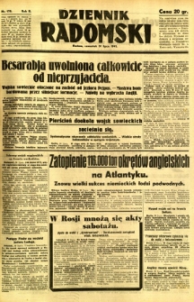 Dziennik Radomski, 1941, R. 2, nr 175