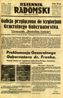 Dziennik Radomski, 1941, R. 2, nr 180