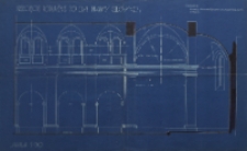 Przecięcie podłużne do osi nawy głównej