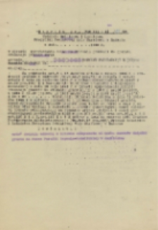 Decyzja Nr PBG-III-3114/24/66 Wydziału Rolnictwa i Leśnictwa Prezydium Powiatowej Rady Narodowej w Radomiu z dnia 20.VI.1966 r.
