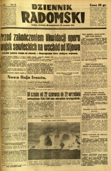 Dziennik Radomski, 1941, R. 2, nr 226