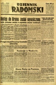 Dziennik Radomski, 1941, R. 2, nr 254