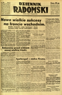 Dziennik Radomski, 1941, R. 2, nr 258