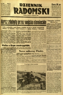 Dziennik Radomski, 1941, R. 2, nr 270