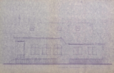 [Kaplica w Jedlińsku] Elewacja zachodnia