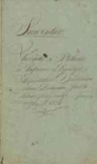 Inwentarz Kościoła i Plebanii w Kaszowie w Dyecezyi i Województwie Sandomierskiem Dekanacie Jedlińskiem położonego sporządzony R 1836