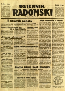 Dziennik Radomski, 1941, R. 2, nr 293