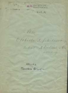 Wykaz akt błotnickich zbioru A2