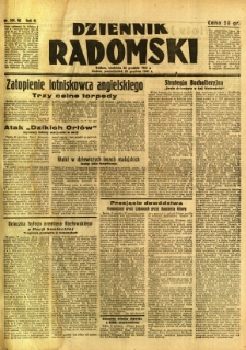 Dziennik Radomski, 1941, R. 2, nr 301