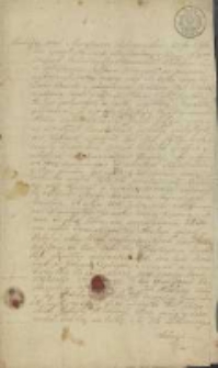 [Ugoda] Pomiędzy ww. Stanisławem Zgliczyńskim Dóbr Kaszowa z przyległościami właścicielem z Jednej a wm J. Księdzem Antonim Bystrzonowskim Plebanem Tamże w Kaszowie […]