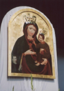[Obraz Matki Bożej Pocieszenia w Starej Błotnicy. Uroczystości 25 rocznicy obrazu Matki Bożej Pocieszenia w Starej Błotnicy]