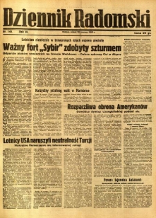 Dziennik Radomski, 1942, R. 3, nr 140