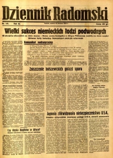 Dziennik Radomski, 1942, R. 3, nr 141