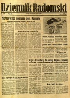Dziennik Radomski, 1942, R. 3, nr 145