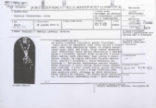 [Karta ewidencyjna zabytku ruchomego]. Chrystus Ukrzyżowany, obrazv[Karta ewidencyjna zabytku ruchomego]. Chrystus Ukrzyżowany, obraz