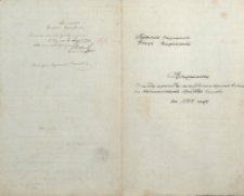 Vâdomost’ prihodu i rashodu pokladnyh’’ summ’’ v’’ Rimsko-Katoličeskom’’ Prihodĕ Kašov’’ na 1868 god'