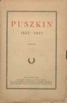 Puszkin : 1837-1937, T. 2