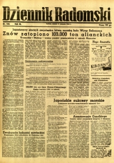 Dziennik Radomski, 1942, R. 3, nr 185