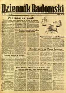 Dziennik Radomski, 1942, R. 3, nr 186