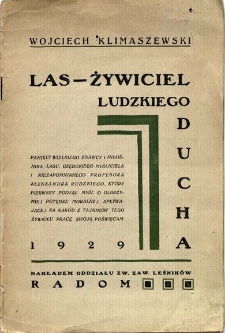 Las - żywiciel ludzkiego ducha