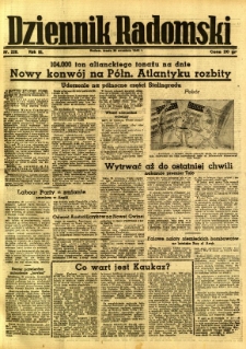 Dziennik Radomski, 1942, R. 3, nr 228