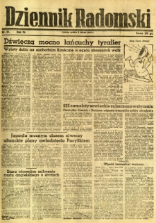 Dziennik Radomski, 1943, R. 4, nr 31