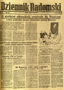 Dziennik Radomski, 1943, R. 4, nr 46