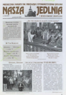 Nasza Jedlnia i miejscowości okoliczne, 2007, nr 9