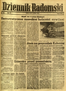 Dziennik Radomski, 1943, R. 4, nr 82