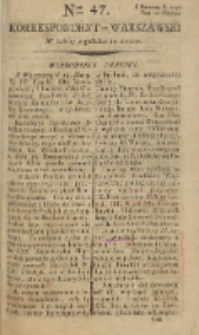 Korrespondent Warszawski, 1792, nr 47