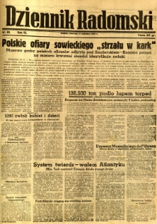 Dziennik Radomski, 1943, R. 4, nr 89