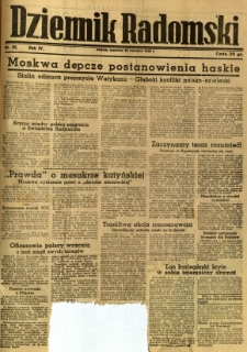 Dziennik Radomski, 1943, R. 4, nr 95