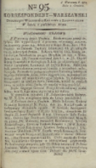 Korrespondent Warszawski, 1792, nr 95
