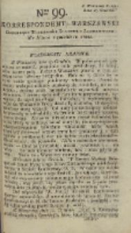 Korrespondent Warszawski, 1792, nr 99