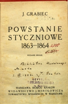 Powstanie styczniowe 1863-1864