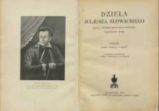 Dzieła Juliusza Słowackiego T. 3, Pisma prozą -listy