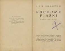 Ruchome piaski : sztuka w trzech aktach