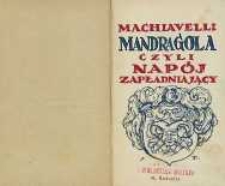 Mandragola czyli napój zapładniający