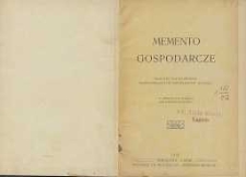 Memento gospodarcze : krótkie przypomnienie najważniejszych obowiązków rolnika