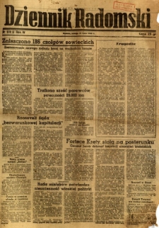 Dziennik Radomski, 1943, R. 4, nr 178
