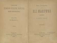 Eli Makower : powieść w trzech tomach T. 1