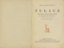 Tułacz : poema wojskowe w dziesięciu śpiewach