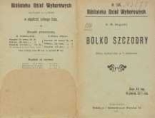 Bolko szczodry : obraz historyczny w 5 odsłonach