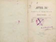 "Artykuł 264" : komedya w pięciu aktach