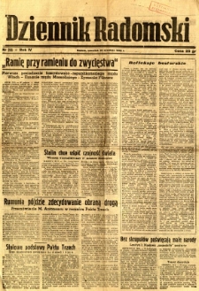 Dziennik Radomski, 1943, R. 4, nr 230