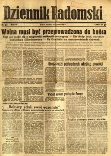 Dziennik Radomski, 1943, R. 4, nr 234
